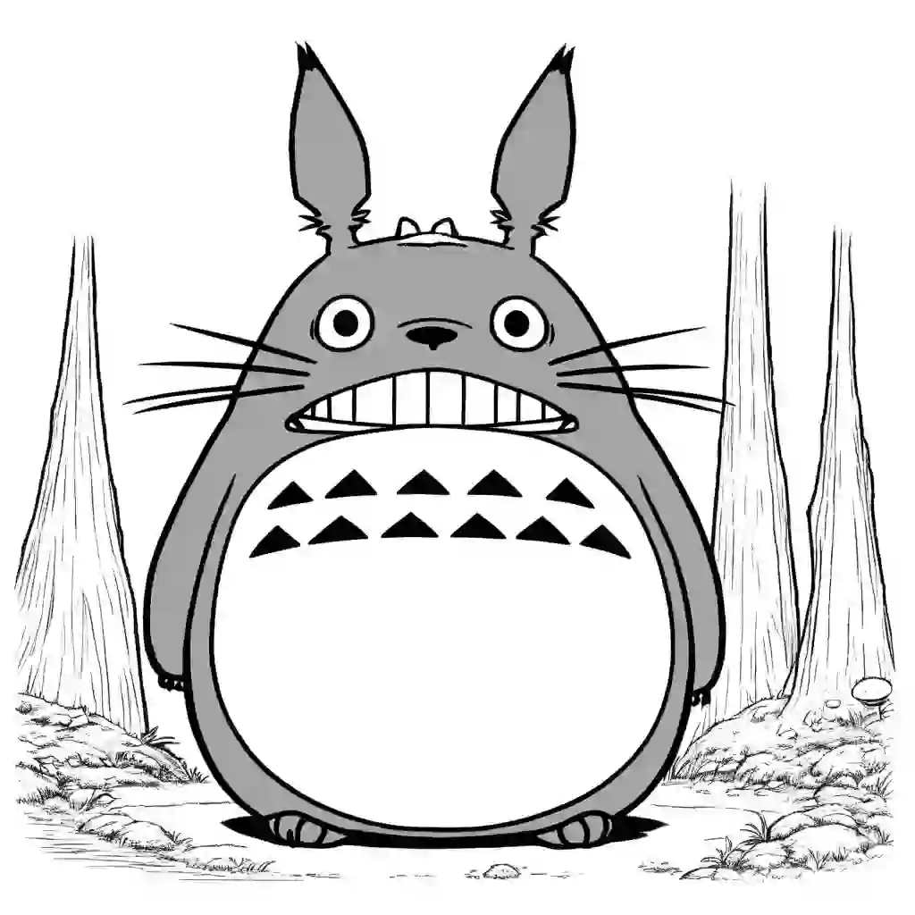 Totoro (My Neighbor Totoro) coloring pages